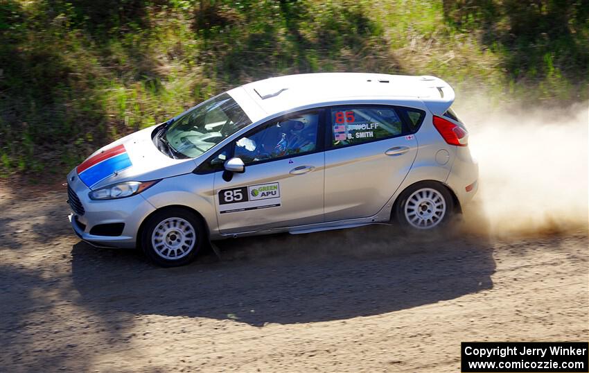 John Wolff / Boyd Smith Ford Fiesta on SS4, Parkway II.