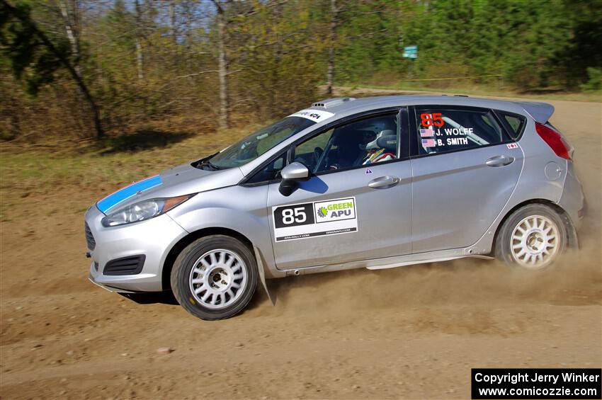John Wolff / Boyd Smith Ford Fiesta on SS5, Blue Trail II.