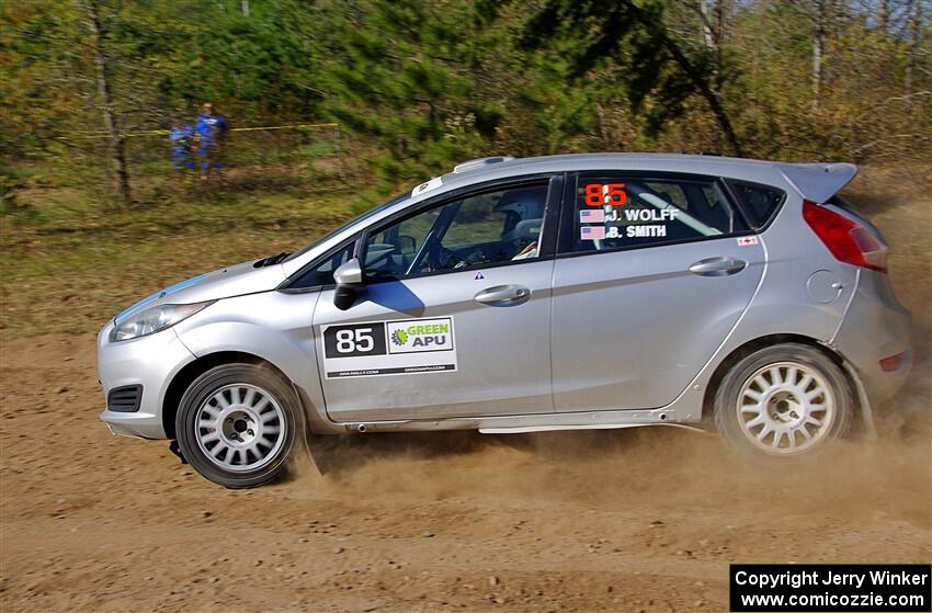 John Wolff / Boyd Smith Ford Fiesta on SS5, Blue Trail II.