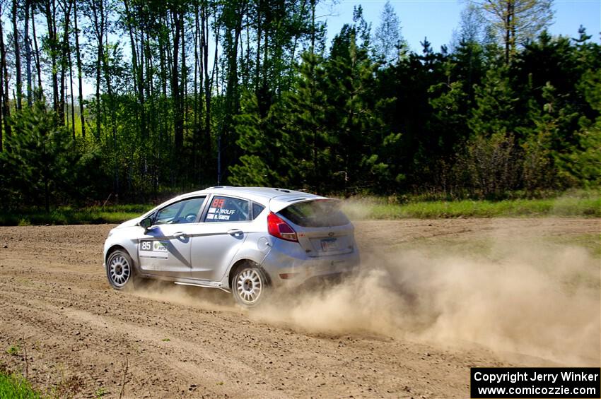 John Wolff / Boyd Smith Ford Fiesta on SS5, Blue Trail II.