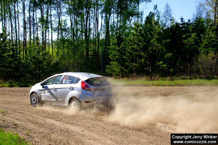 John Wolff / Boyd Smith Ford Fiesta on SS5, Blue Trail II.