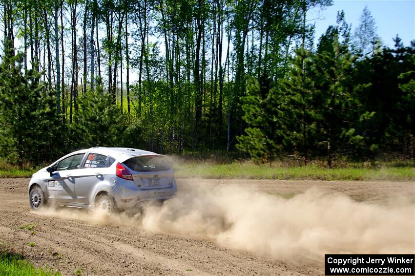 John Wolff / Boyd Smith Ford Fiesta on SS5, Blue Trail II.