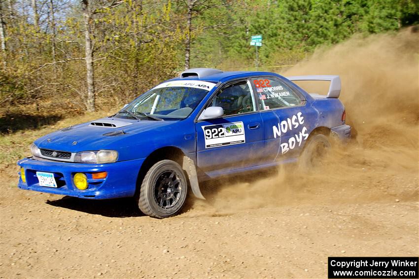 Corey Morris / Josh Nykanen Subaru Impreza on SS5, Blue Trail II.