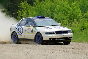 Tim Michel / Oliver Smith Audi A4 Quattro on SS1, Camp 3 North.