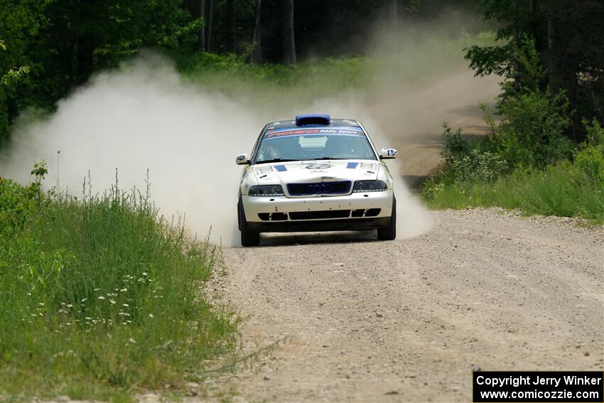 Tim Michel / Oliver Smith Audi A4 Quattro on SS1, Camp 3 North.