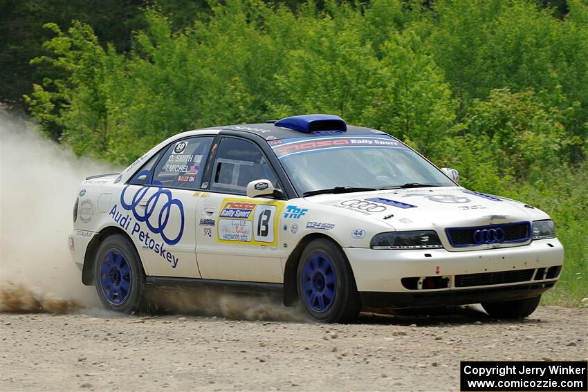 Tim Michel / Oliver Smith Audi A4 Quattro on SS1, Camp 3 North.