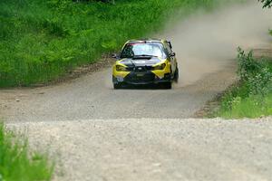 Colin Schulz / Ian Nelson Subaru WRX STi on SS1, Camp 3 North.