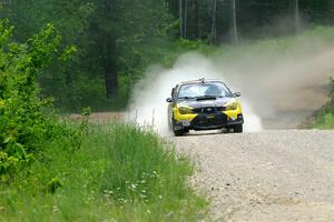 Colin Schulz / Ian Nelson Subaru WRX STi on SS1, Camp 3 North.