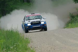 Perry Seaman / Patty Seaman Merkur XR4Ti on SS1, Camp 3 North.