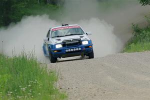 Perry Seaman / Patty Seaman Merkur XR4Ti on SS1, Camp 3 North.