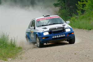 Perry Seaman / Patty Seaman Merkur XR4Ti on SS1, Camp 3 North.