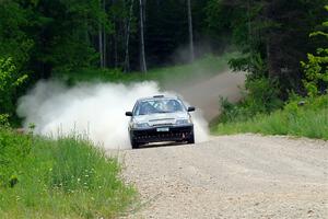 Nick Lyle / Kevin Dobrowolski Honda Civic Si on SS1, Camp 3 North.