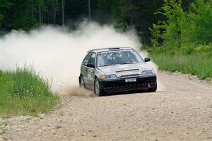 Nick Lyle / Kevin Dobrowolski Honda Civic Si on SS1, Camp 3 North.