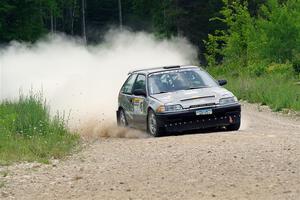 Nick Lyle / Kevin Dobrowolski Honda Civic Si on SS1, Camp 3 North.