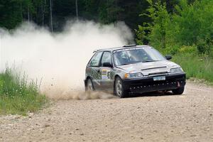 Nick Lyle / Kevin Dobrowolski Honda Civic Si on SS1, Camp 3 North.