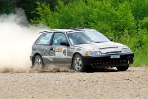 Nick Lyle / Kevin Dobrowolski Honda Civic Si on SS1, Camp 3 North.