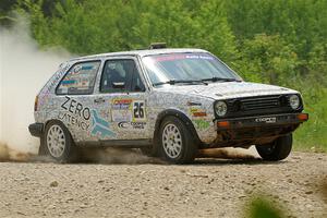 Mark Rokus / Mike Van Alphen VW GTI on SS1, Camp 3 North.