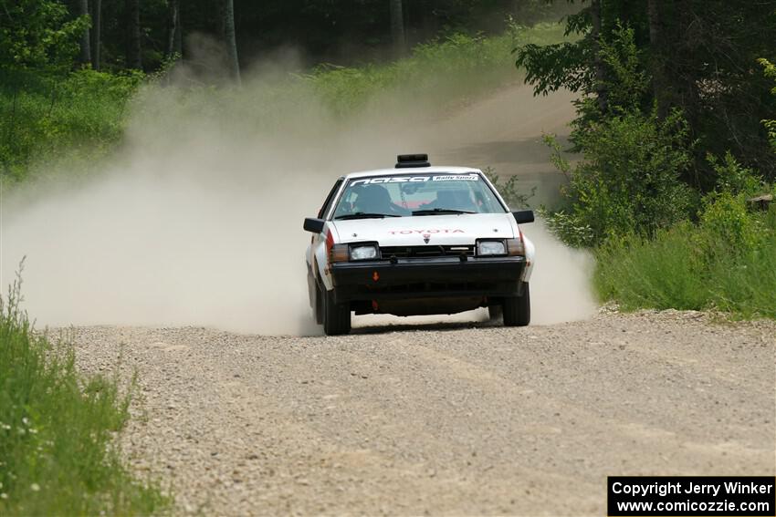 Eric Anderson / Taylor Haelterman Toyota Celica GTS on SS1, Camp 3 North.