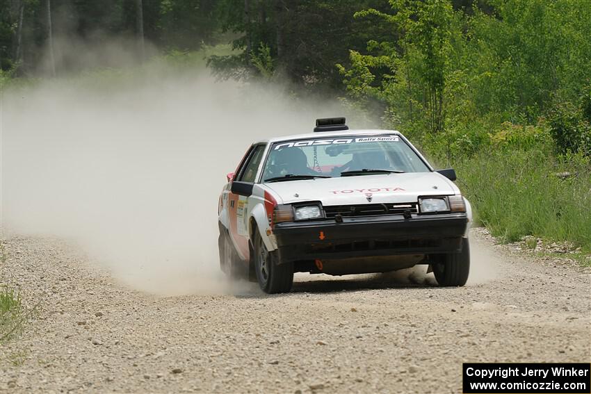 Eric Anderson / Taylor Haelterman Toyota Celica GTS on SS1, Camp 3 North.