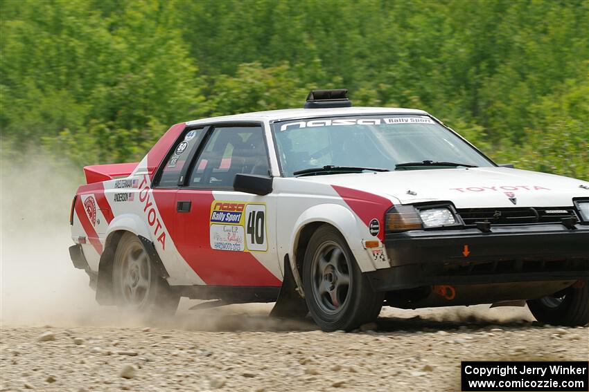 Eric Anderson / Taylor Haelterman Toyota Celica GTS on SS1, Camp 3 North.