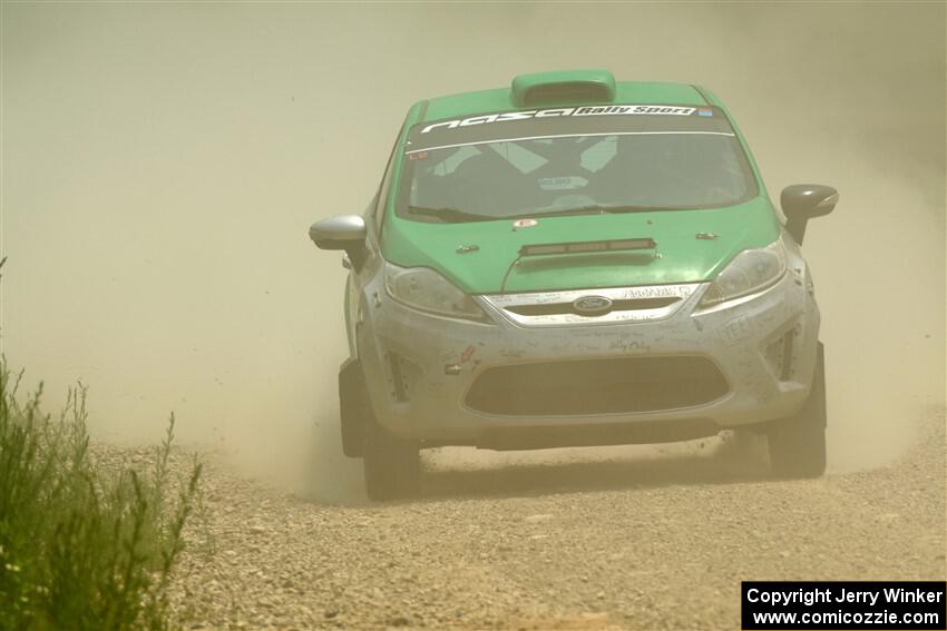 Eric Dieterich / Cherese Wyatt Ford Fiesta on SS1, Camp 3 North.