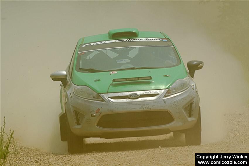 Eric Dieterich / Cherese Wyatt Ford Fiesta on SS1, Camp 3 North.