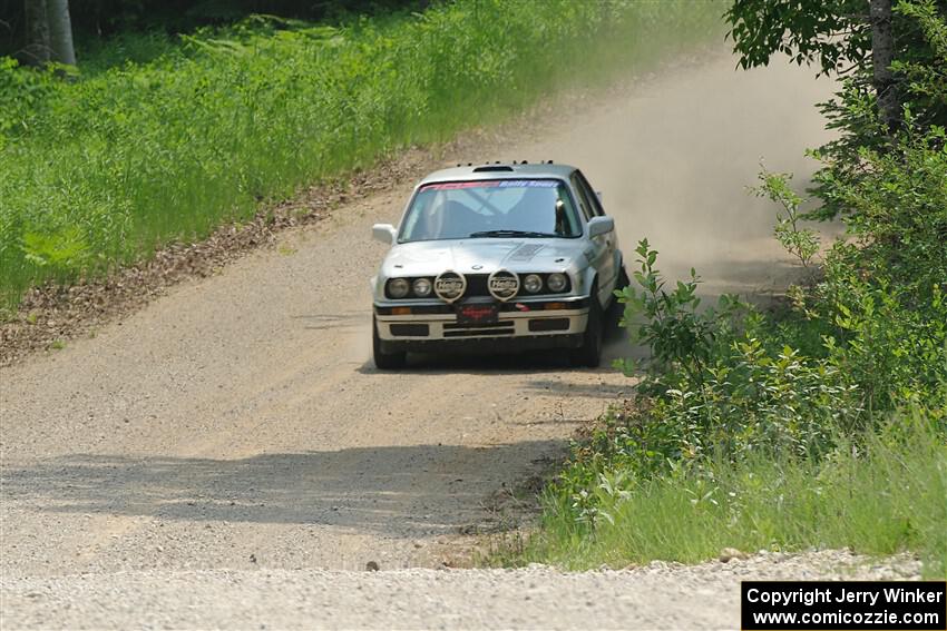Heath Shively / Elena Huizar BMW 325i on SS1, Camp 3 North.