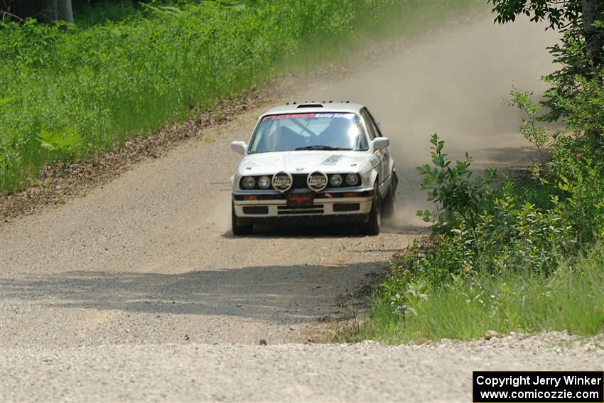 Heath Shively / Elena Huizar BMW 325i on SS1, Camp 3 North.