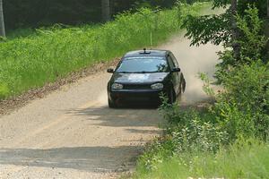 Chase Blakely / Mike Callaway VW GTI on SS1, Camp 3 North.