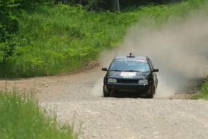 Chase Blakely / Mike Callaway VW GTI on SS1, Camp 3 North.