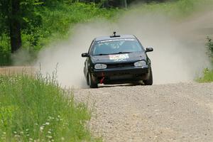 Chase Blakely / Mike Callaway VW GTI on SS1, Camp 3 North.