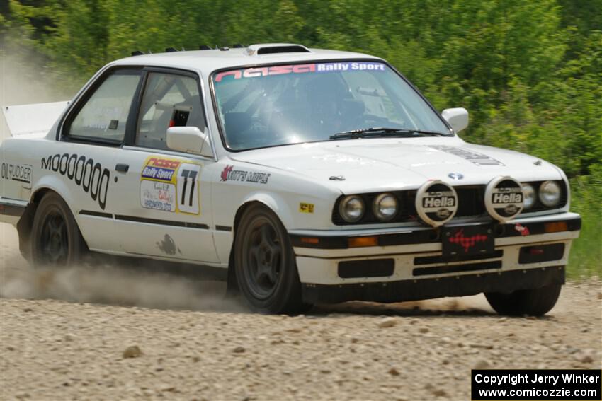 Heath Shively / Elena Huizar BMW 325i on SS1, Camp 3 North.