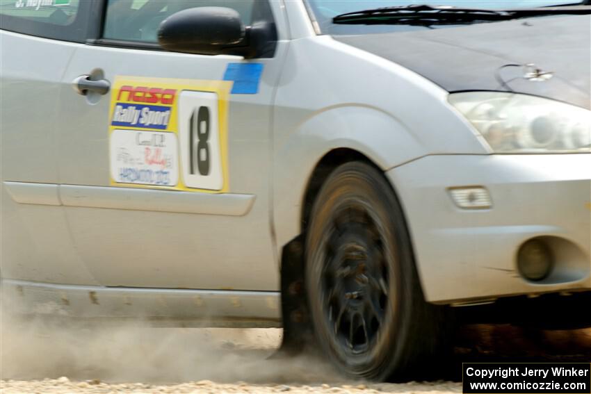 Srikanth Nayini / Otis Lee Miller Ford Focus SVT on SS1, Camp 3 North.