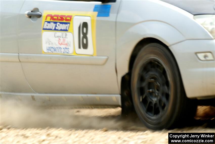 Srikanth Nayini / Otis Lee Miller Ford Focus SVT on SS1, Camp 3 North.