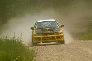 Katie Gingras / Steve Gingras Subaru Impreza on SS1, Camp 3 North.