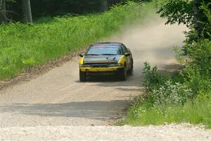 Eli Goethel / Max Sutton Mitsubishi Eclipse on SS1, Camp 3 North.