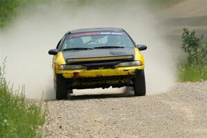 Eli Goethel / Max Sutton Mitsubishi Eclipse on SS1, Camp 3 North.