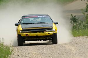 Eli Goethel / Max Sutton Mitsubishi Eclipse on SS1, Camp 3 North.