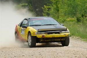 Eli Goethel / Max Sutton Mitsubishi Eclipse on SS1, Camp 3 North.
