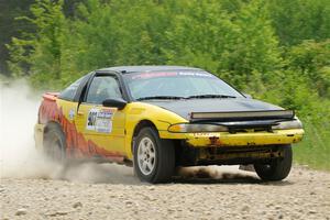 Eli Goethel / Max Sutton Mitsubishi Eclipse on SS1, Camp 3 North.