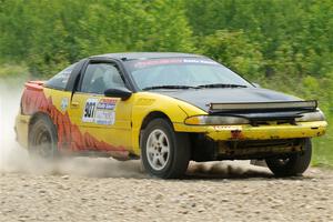 Eli Goethel / Max Sutton Mitsubishi Eclipse on SS1, Camp 3 North.