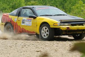 Eli Goethel / Max Sutton Mitsubishi Eclipse on SS1, Camp 3 North.