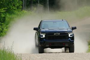 A Chevy Silverado sweeps SS1, Camp 3 North.