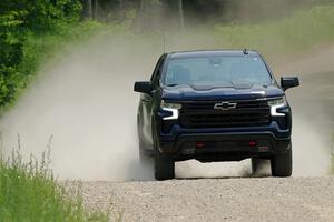 A Chevy Silverado sweeps SS1, Camp 3 North.