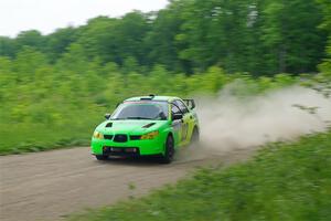 Mike Engle / Morgan Engle Subaru WRX STi on SS2, Skunk Creek.