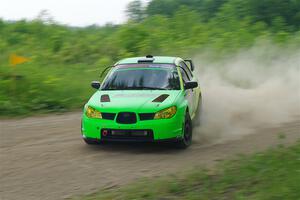 Mike Engle / Morgan Engle Subaru WRX STi on SS2, Skunk Creek.