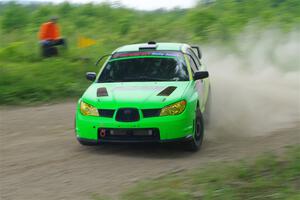 Mike Engle / Morgan Engle Subaru WRX STi on SS2, Skunk Creek.