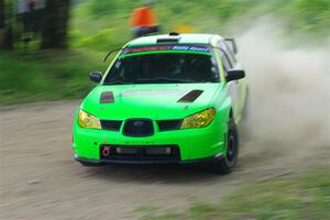 Mike Engle / Morgan Engle Subaru WRX STi on SS2, Skunk Creek.