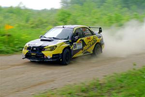 Colin Schulz / Ian Nelson Subaru WRX STi on SS2, Skunk Creek.