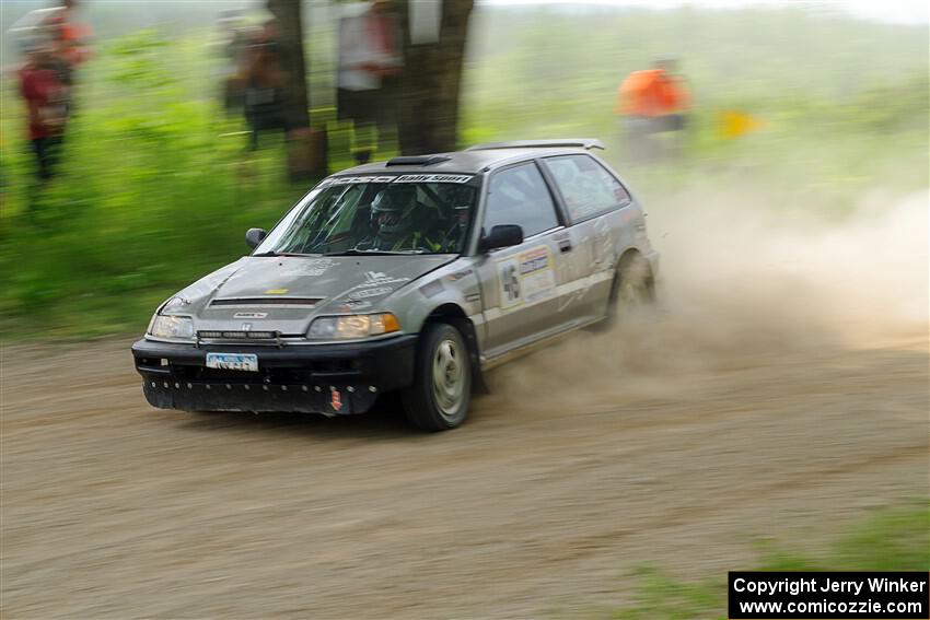 Nick Lyle / Kevin Dobrowolski Honda Civic Si on SS2, Skunk Creek.